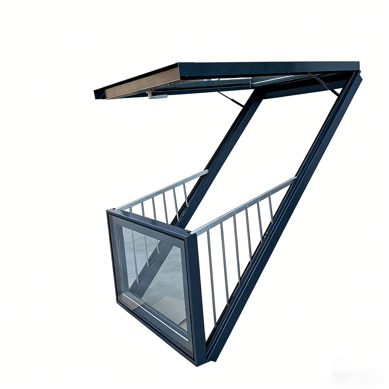 Aluminium Pitched Cabrio Balcony Roof Window